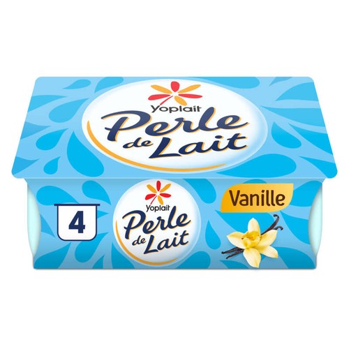 Yoplait Perle de Lait 香草味酸奶 4×125g