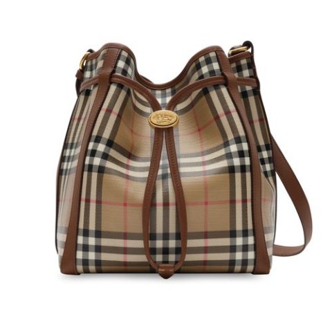 Burberry Mini Check 水桶包 米色
