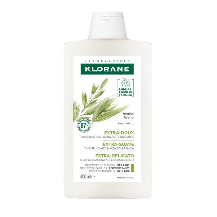 Klorane 燕麦特温和洗发水 400ml