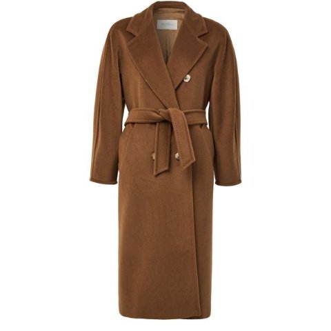 Max Mara 101801 羊毛腰带大衣