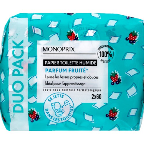 Monoprix 婴儿湿厕纸 2×60片