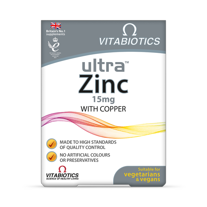 Vitabiotics Ultra 锌+铜片 15mg 60片