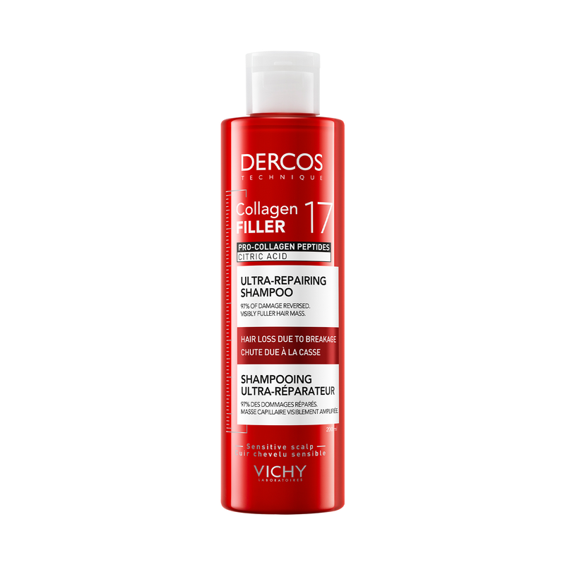 薇姿 Dercos Collagen Filler 胶原丰盈修护洗发水 200ml