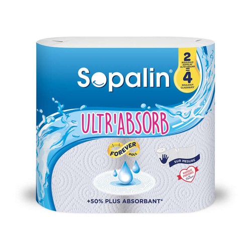 Sopalin 超吸水厨房纸巾 2卷装