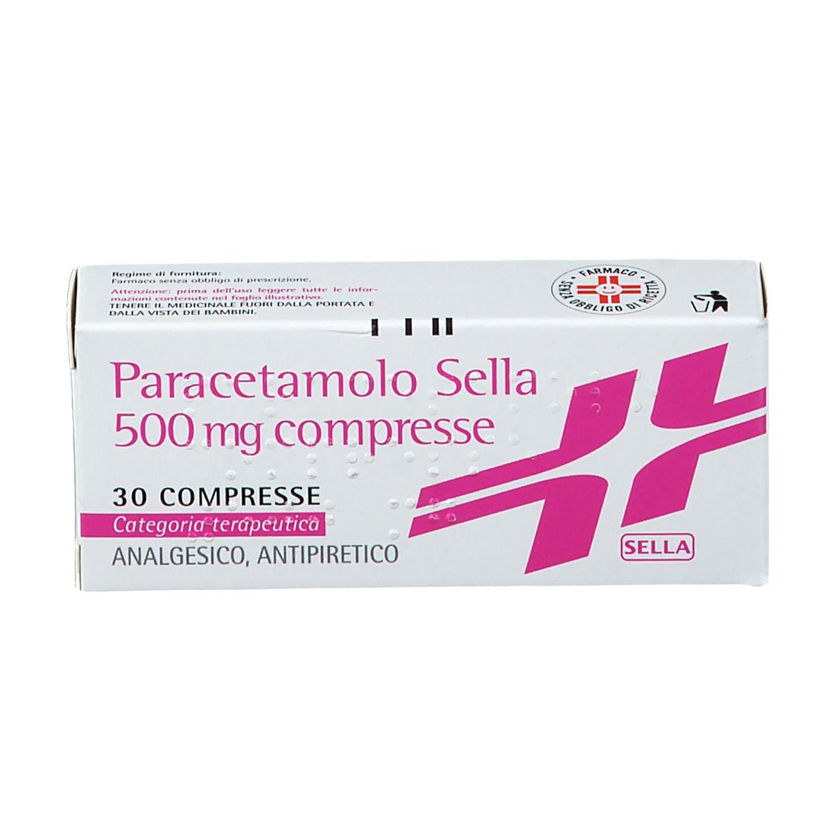 Sella扑热息痛片 500mg 30片
