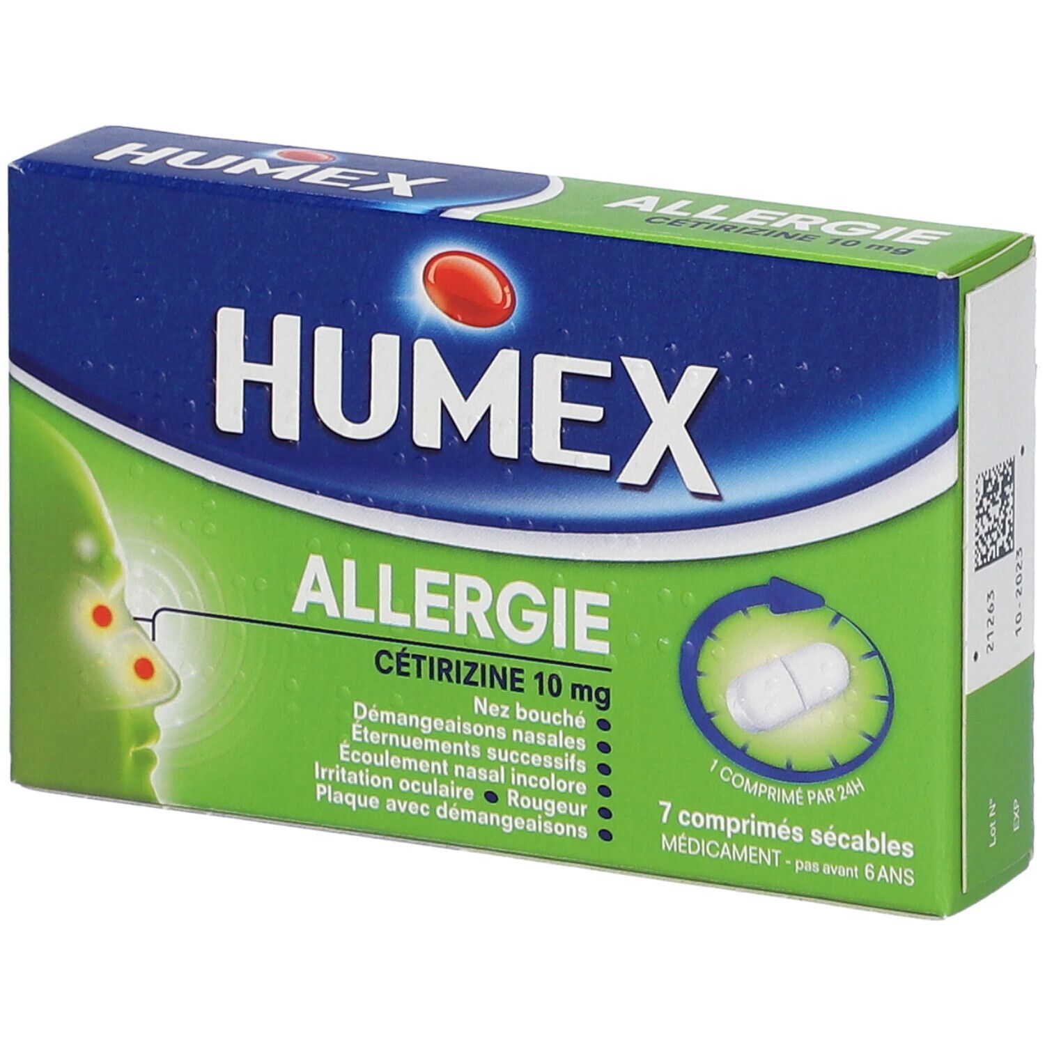 Humex Allergie 西替利嗪抗过敏片