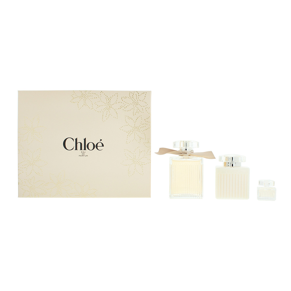 Chloé香水+身体乳+迷你装礼盒