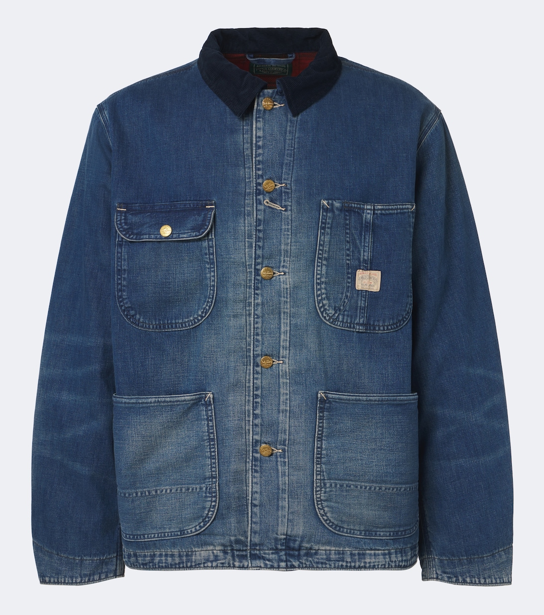 Polo Ralph Lauren 灯芯绒领牛仔外套(蓝 · 男款)