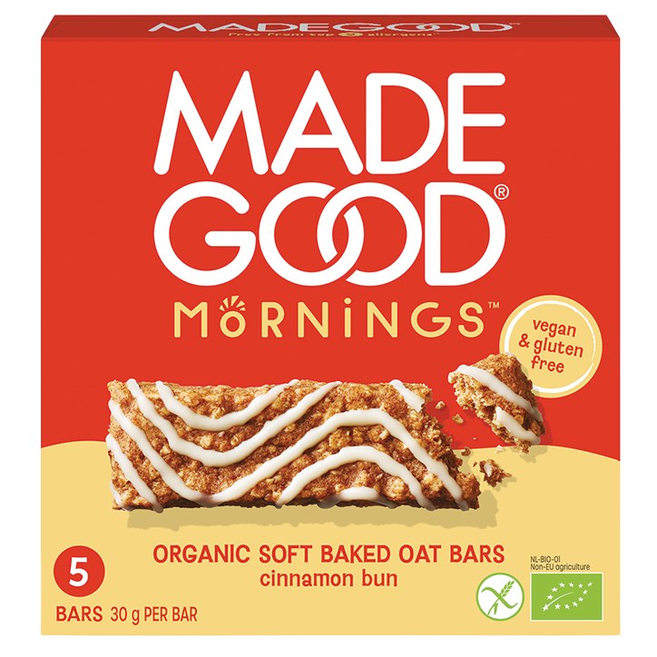 MadeGood 肉桂卷软燕麦棒 5×30g