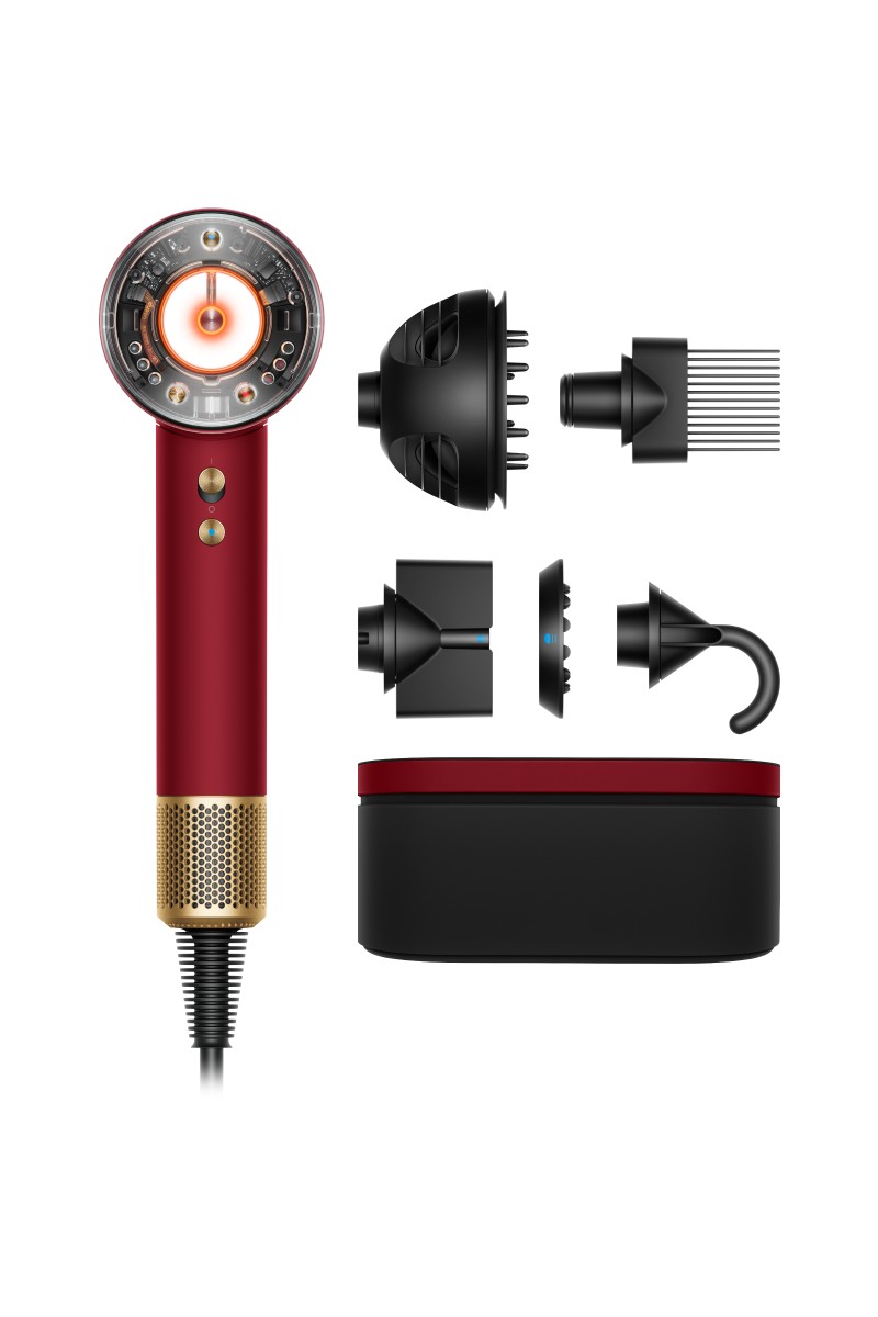 Dyson Supersonic Nural 吹风机 红金色 全发质版