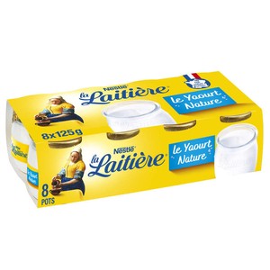 La Laitière 全脂原味酸奶 8×125g