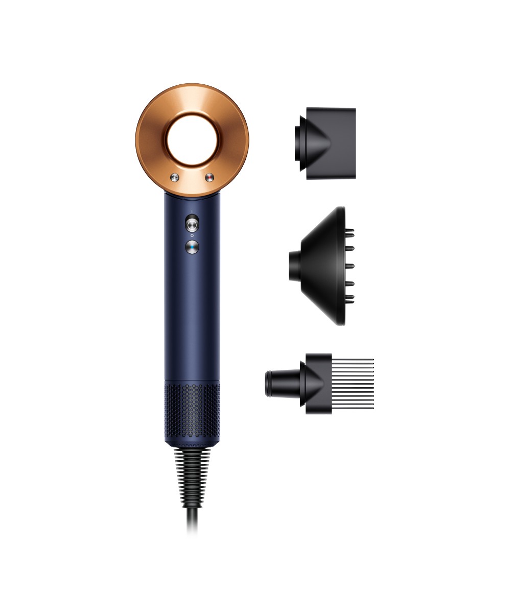 Dyson Supersonic 吹风机(卷发扩散器 · 蓝铜)