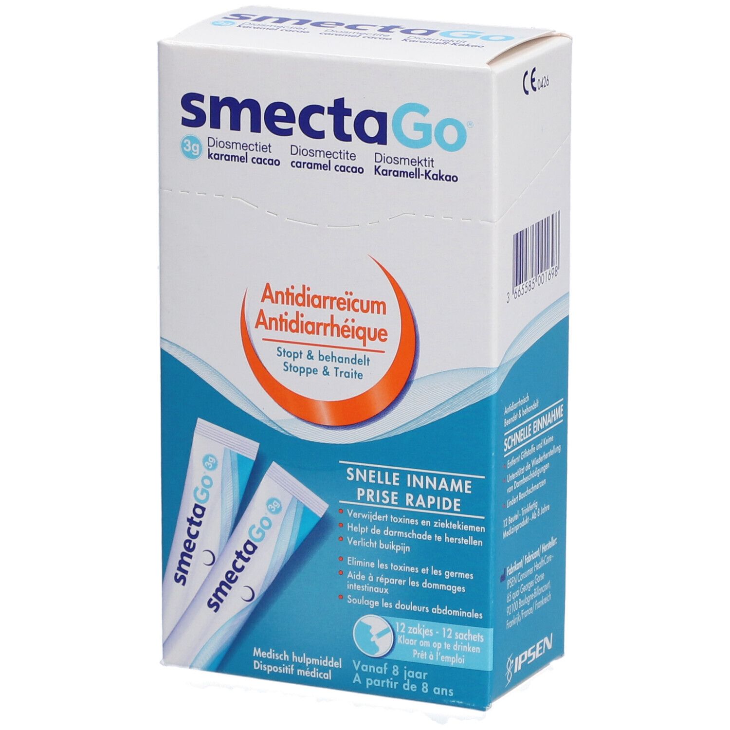 SmectaGo 3g 止泻剂
