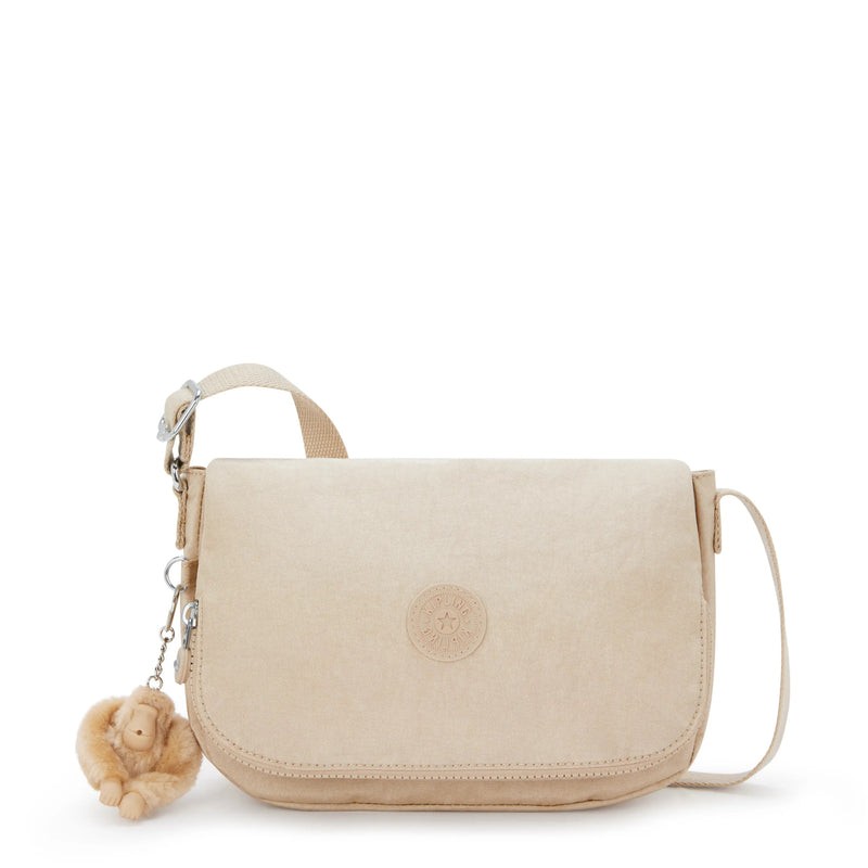 Kipling EARTHBEAT S 奶杏色小号斜挎包