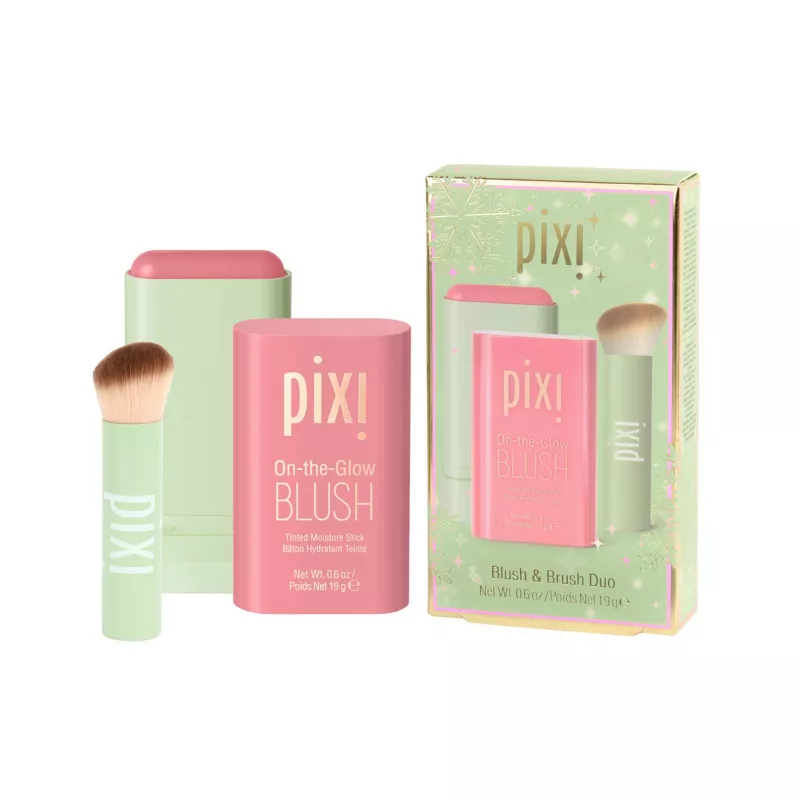 Pixi On-the-Glow 腮红+刷具礼盒
