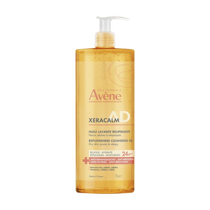 雅漾(Avène) XeraCalm A.D 修护沐浴油 1L