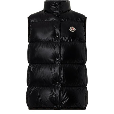 Moncler Badia 无袖羽绒夹克 黑色