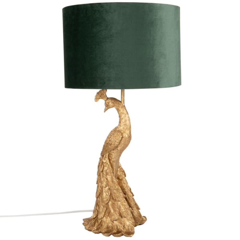Paonia 孔雀造型丝绒夜灯