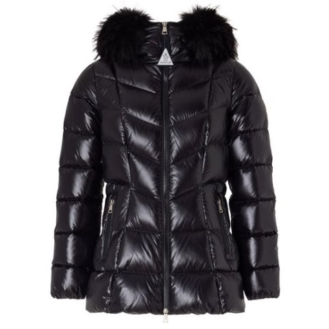 Moncler Fulmar 连帽羽绒服 黑色