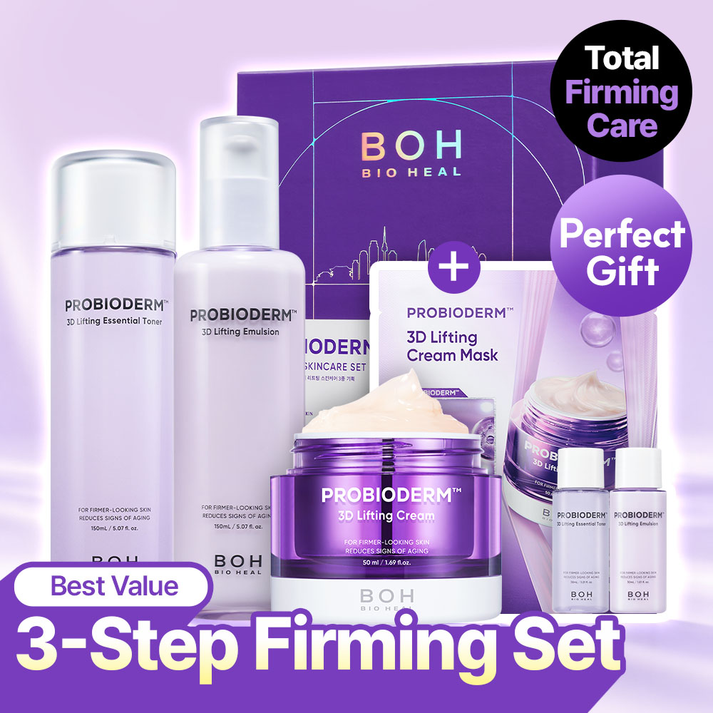 BIOHEAL BOH Probioderm 3D 紧致抗老护肤 3 件套