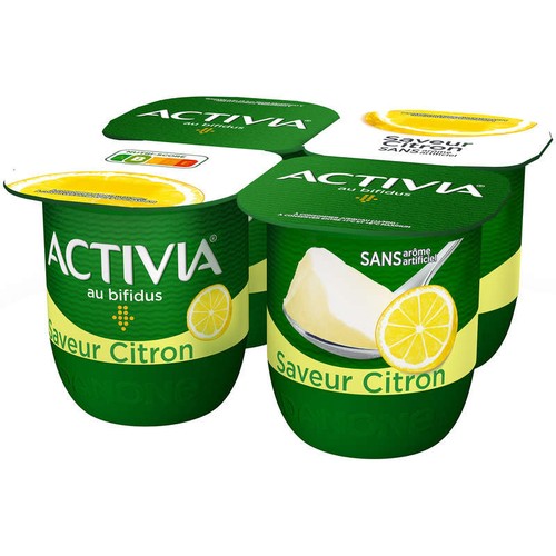 Activia 柠檬味酸奶 4×125g