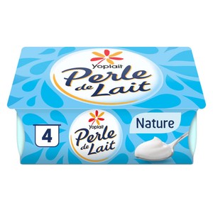 Yoplait Perle de Lait 原味搅拌酸奶 4×125g