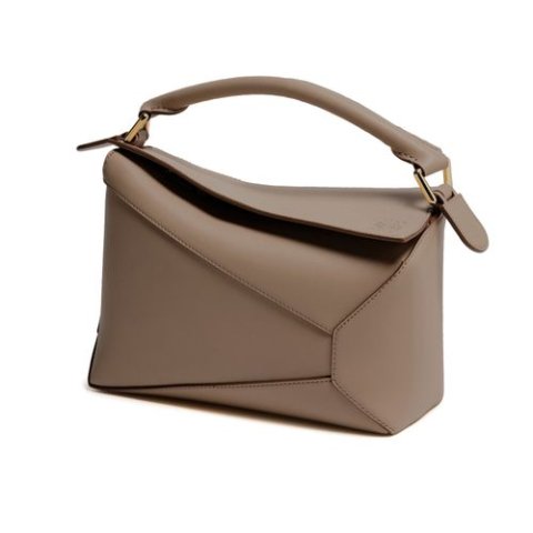 Loewe Puzzle Edge 小号手袋 米色