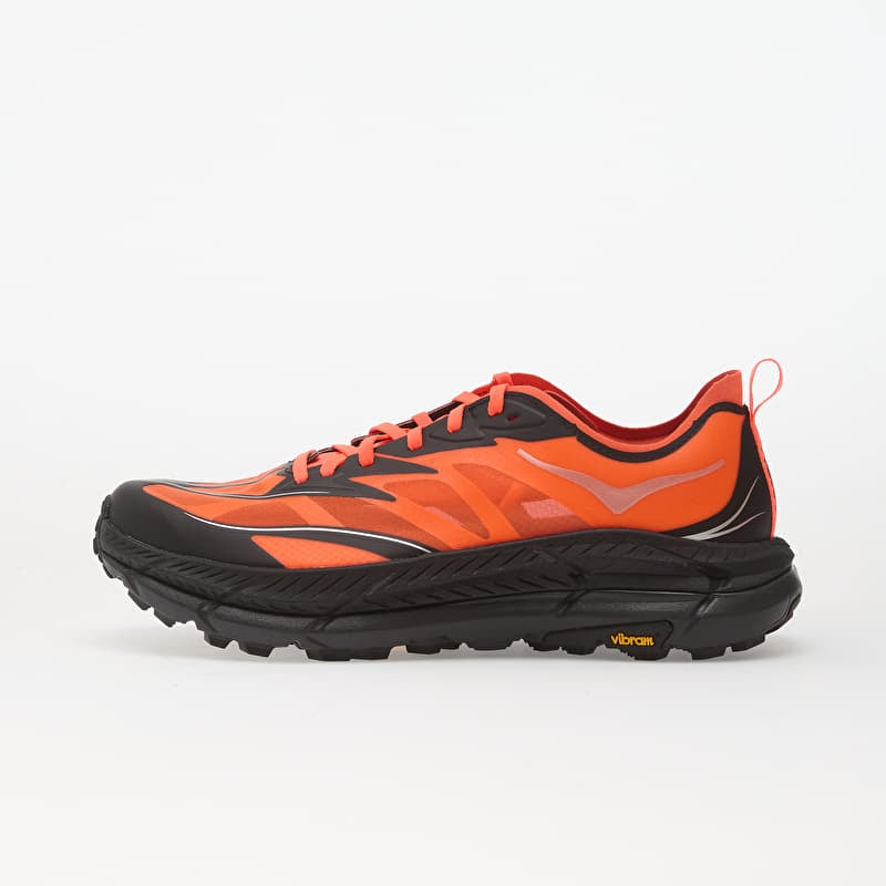 HOKA Mafate Speed 4 Lite 荧光红黑