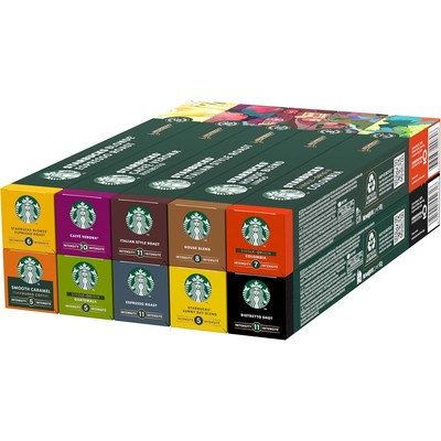 星巴克 Starbucks by Nespresso 咖啡胶囊混合装 100粒