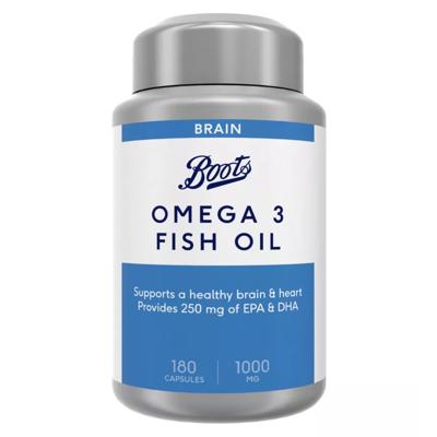 Boots Omega-3鱼油1000mg 180粒