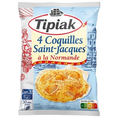 Tipiak 扇贝焗壳 4份×90g