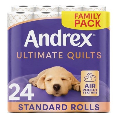 Andrex Ultimate Quilts 三层卷纸24卷装