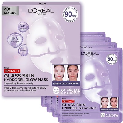 巴黎欧莱雅 L'Oréal 水光凝胶面膜 4片