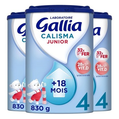 Gallia 佳丽雅 Calisma Junior 4段成长奶粉 830g×3罐