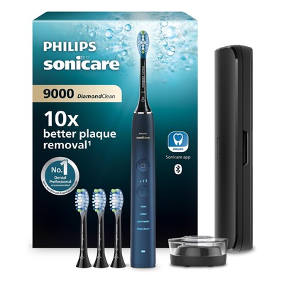 Philips 钻石洁净9000系列 星空蓝+4支刷头