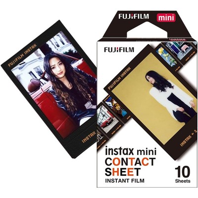 Fujifilm instax mini 拍立得相纸 Contact Sheet 边框 10张