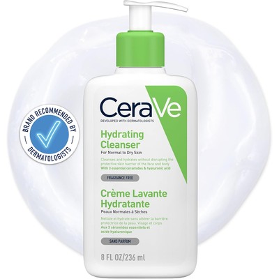 适乐肤 CeraVe 玻尿酸保湿洁面乳 236ml（中干皮）