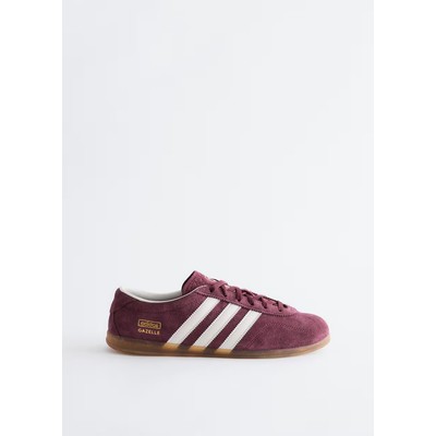 adidas Gazelle Lo Pro酒红色运动鞋