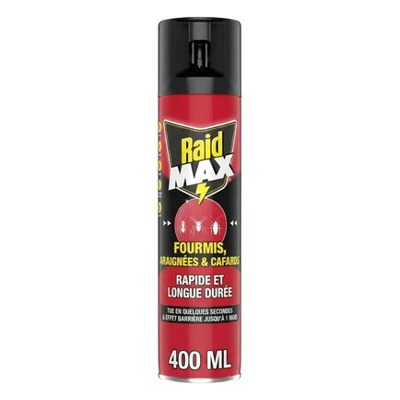 Raid Max雷达强效杀虫喷雾蚂蚁蜘蛛蟑螂400ml