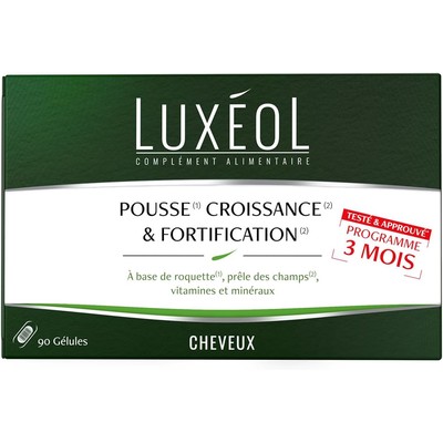 Luxéol 乐丝欧 头发生长强韧营养胶囊 90 粒(3 个月量)