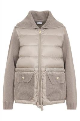 Moncler 绗缝拉链开衫