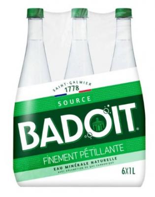 Badoit 天然气泡矿泉水 6x1L