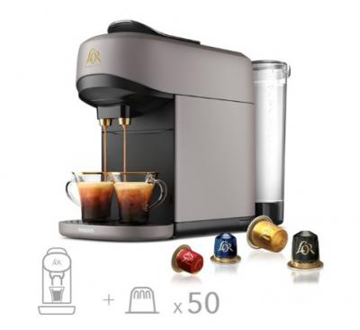 L'OR BARISTA Absolu 灰色咖啡机 送50颗胶囊