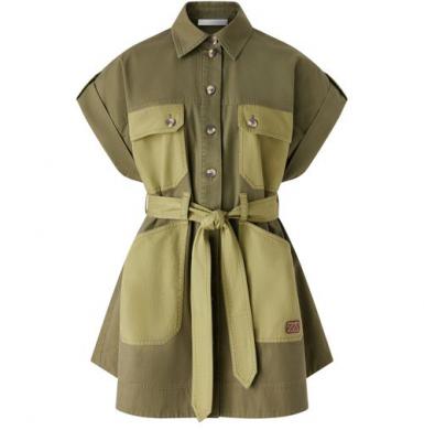 Zimmermann Solstice 腰带迷你连衣裙 绿色