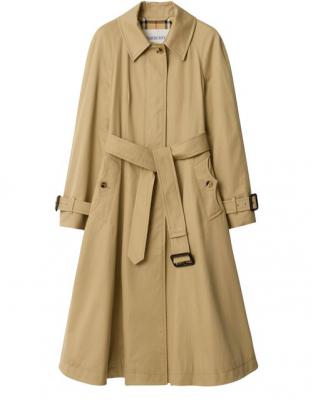 Burberry Ellingham 长款华达呢汽车大衣