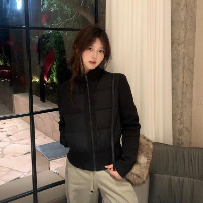 拉链混合夹克