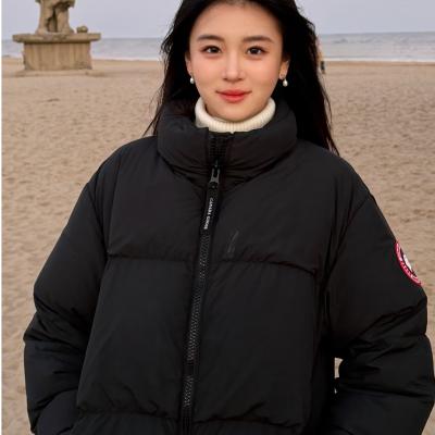 绗缝羽绒夹克