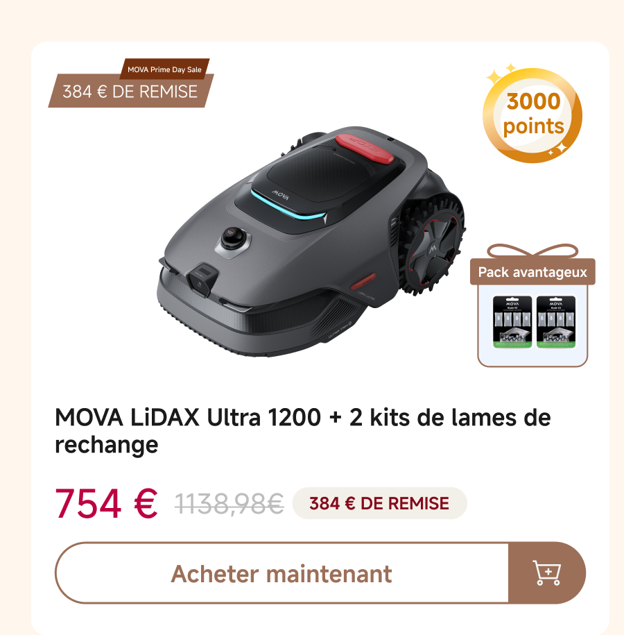 MOVA LiDAX Ultra 1200 + 2套替换刀片套装