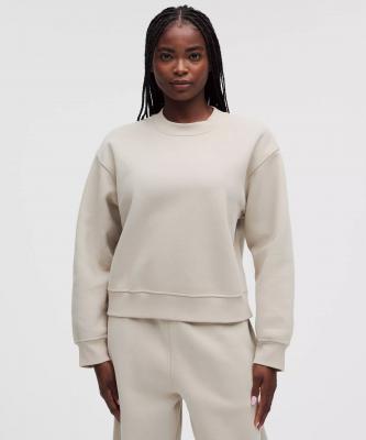 Lululemon Steady State SuperLoft 女士圆领卫衣