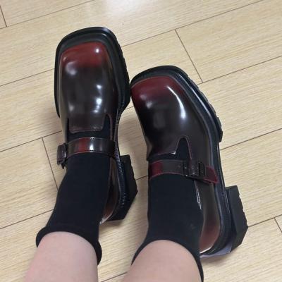 Maybole 方头玛丽珍鞋